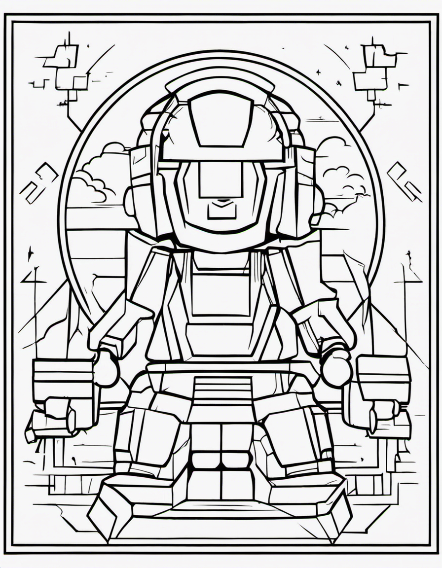 lego  coloring page