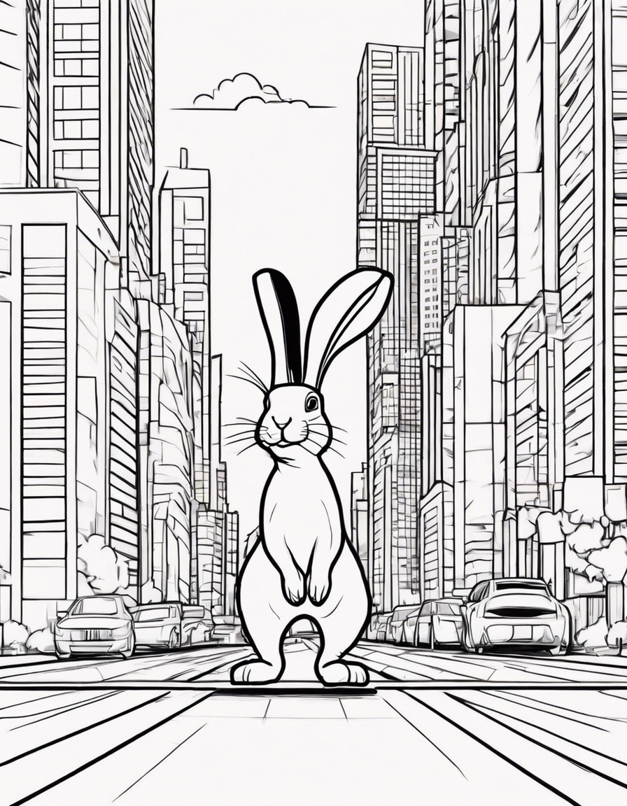 rabbit coloring pages