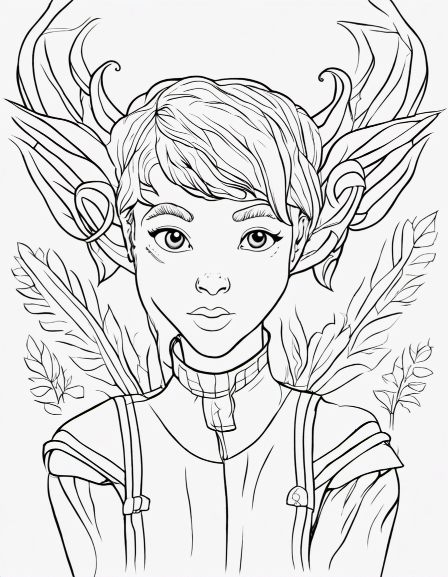 elf on the shelf coloring page