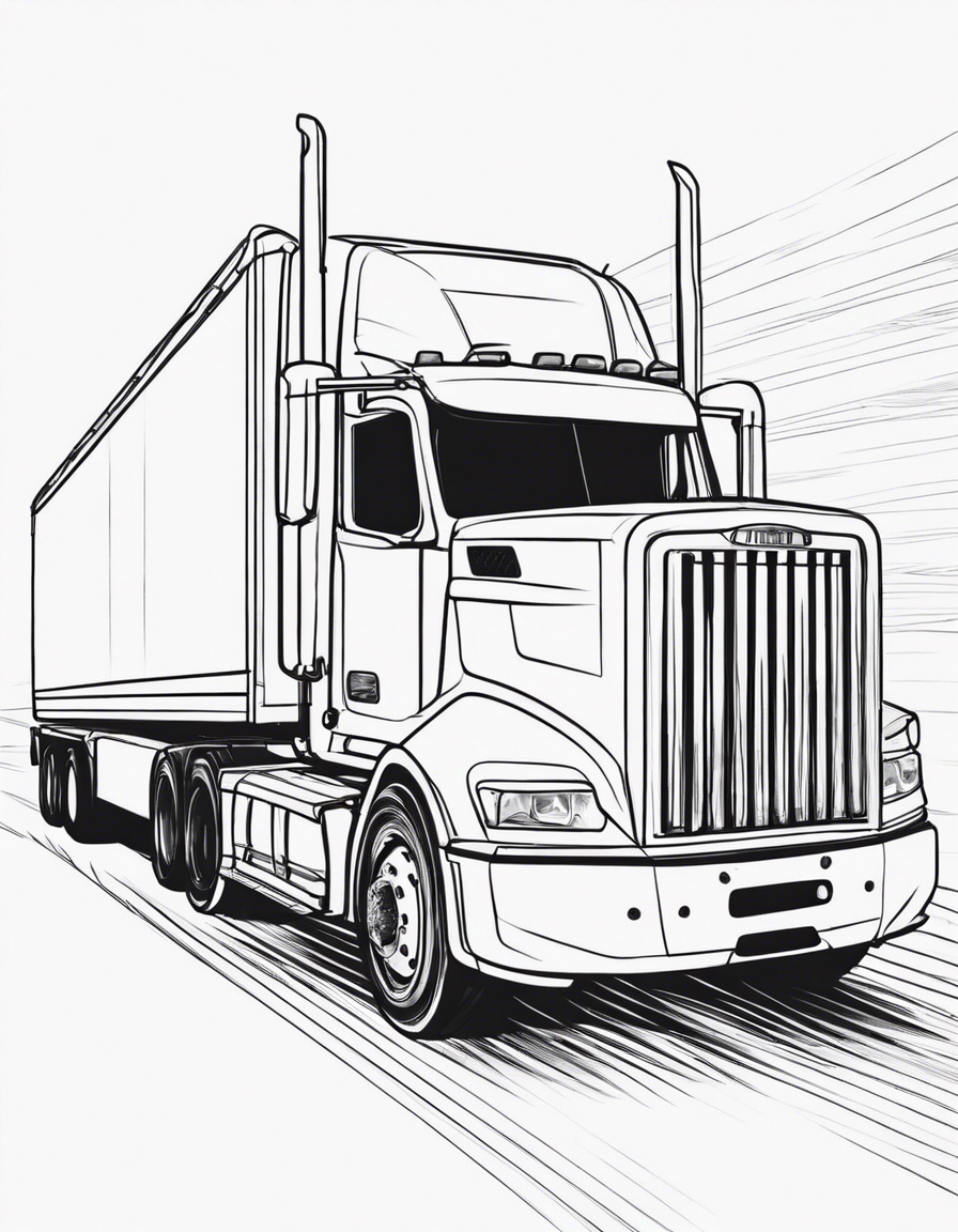 truck coloring pages