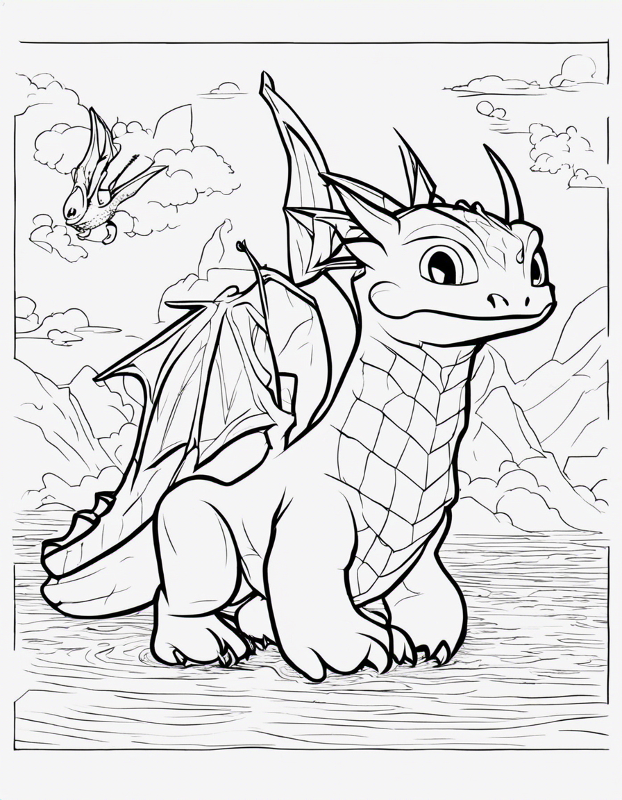 cartoon how to train your dragon