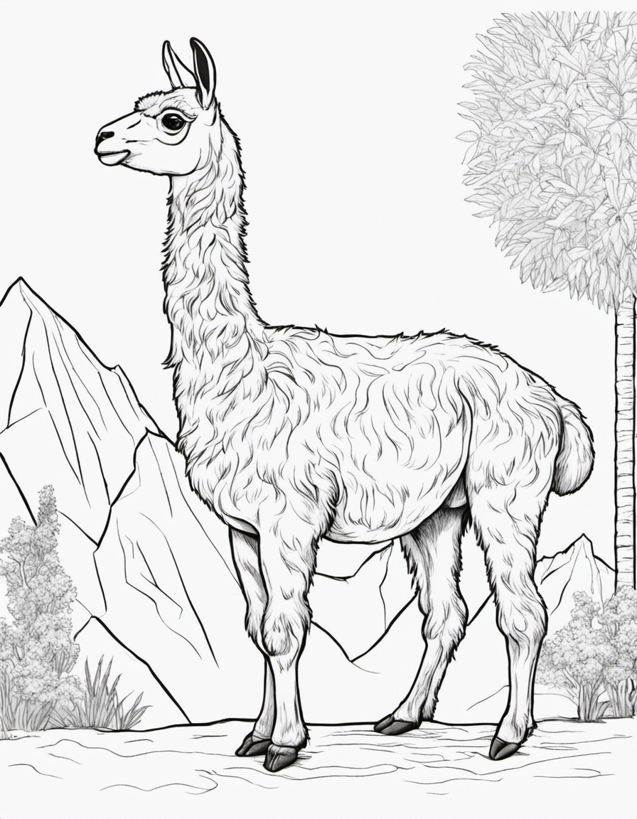 realistic llama