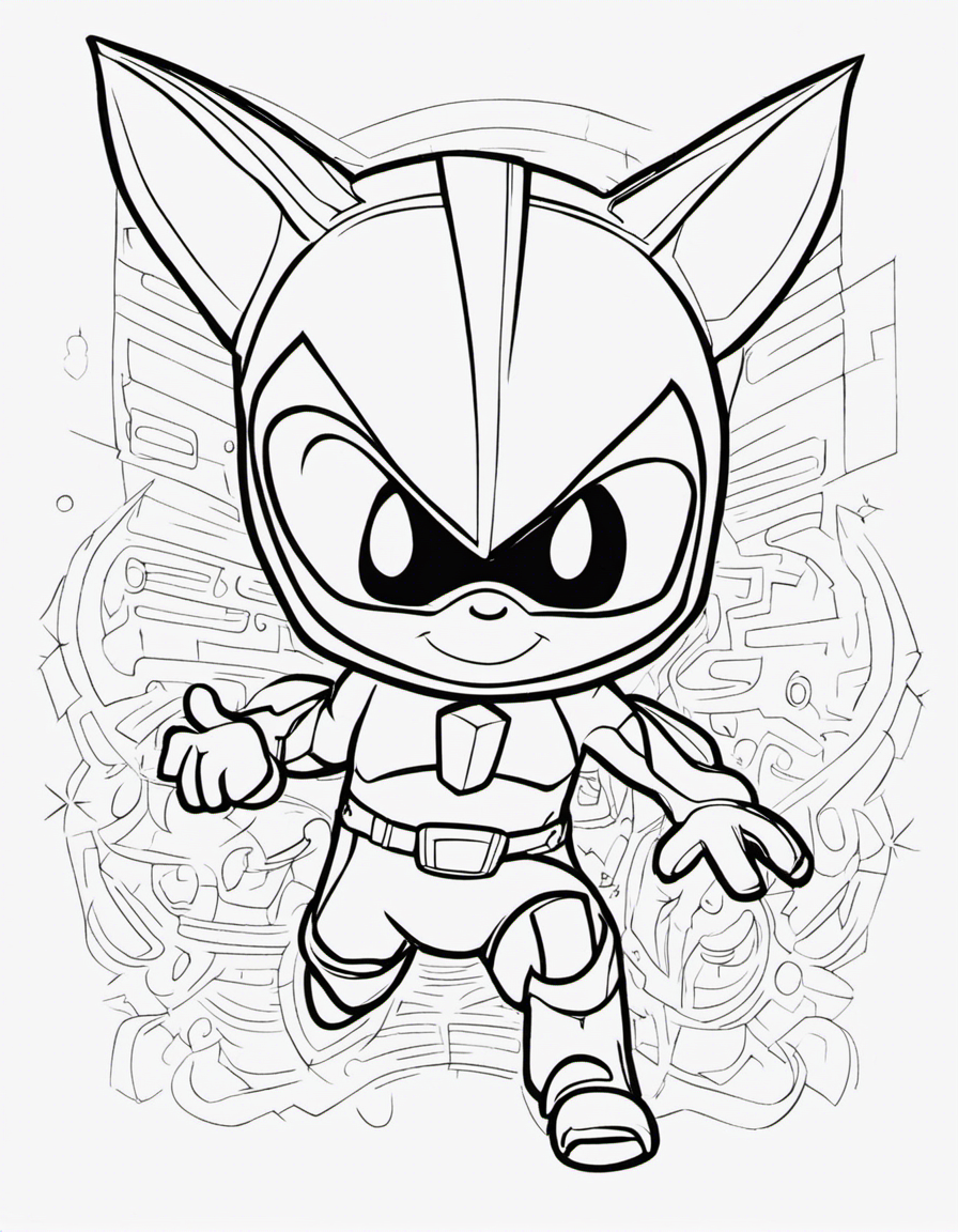 pj masks for children coloring page