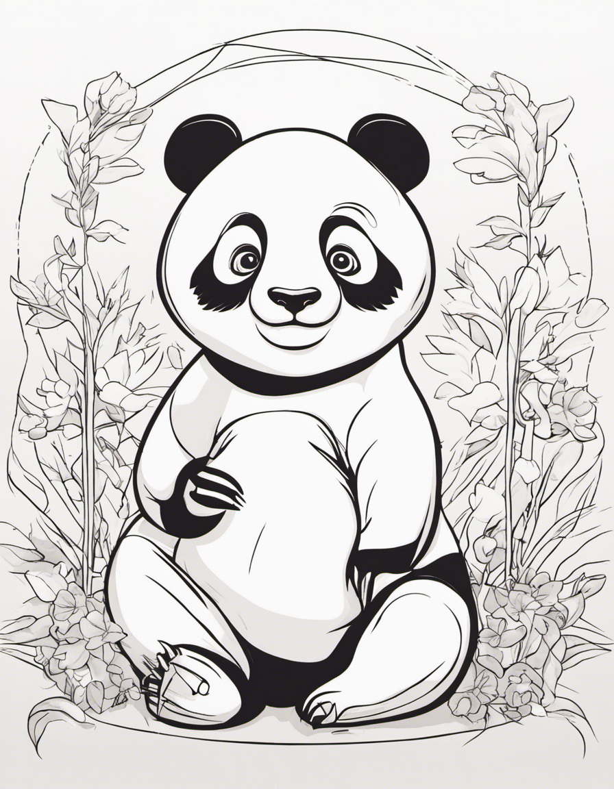 cartoon panda