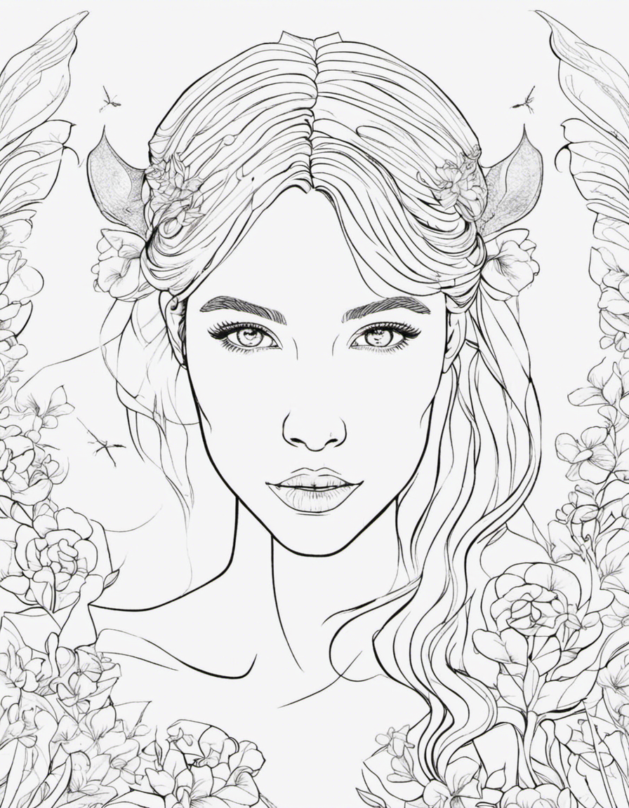 fairy coloring pages