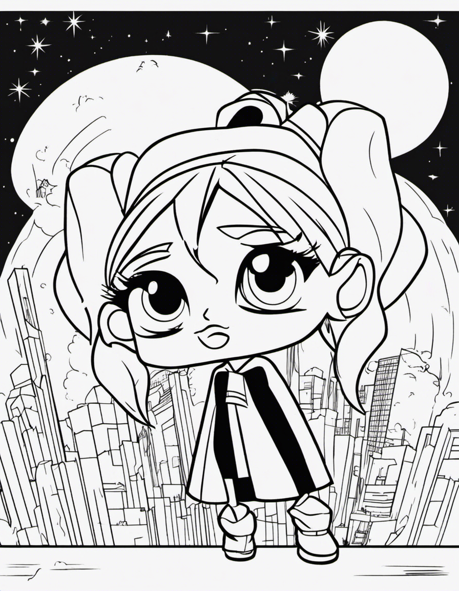 powerpuff girls for adults coloring page