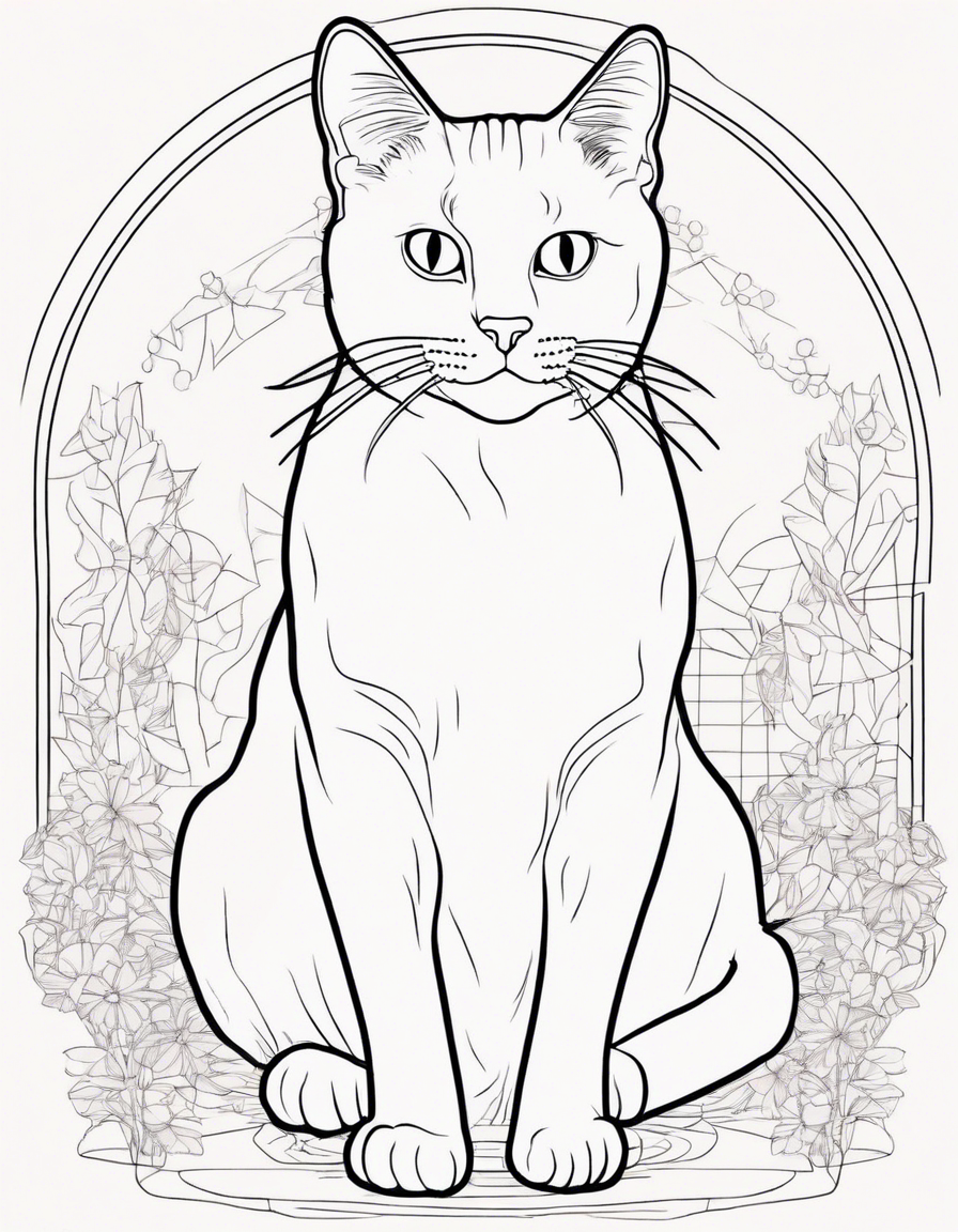 cat coloring pages