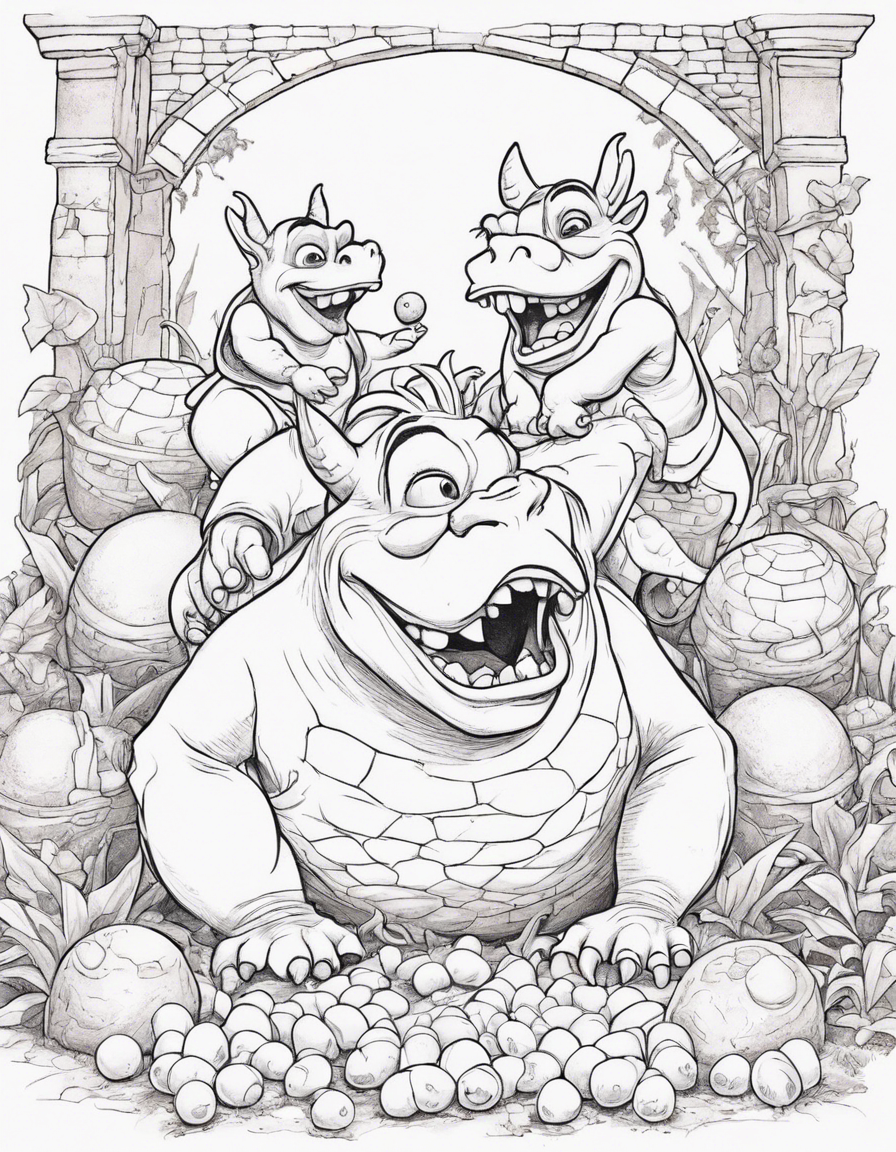 shrek coloring pages