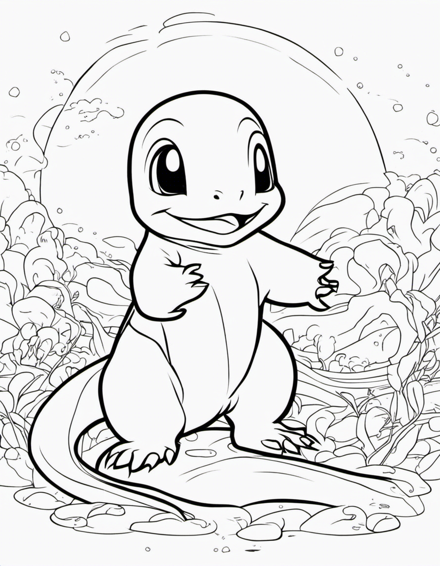 charmander coloring pages