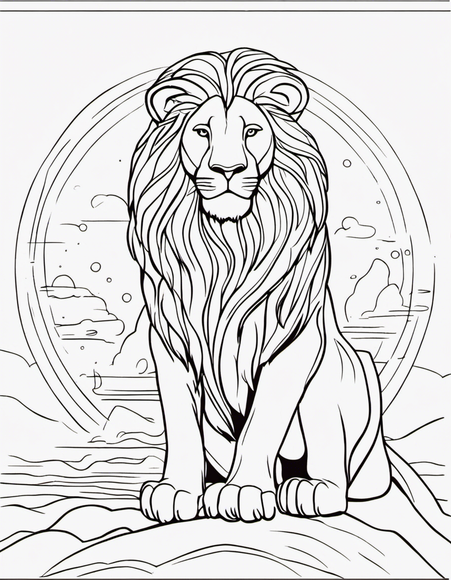 lion coloring pages