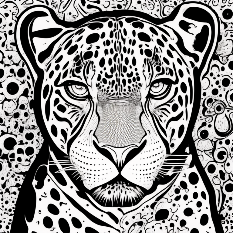 CREATE JAGUARS  coloring page