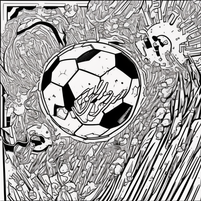 Football coloring page