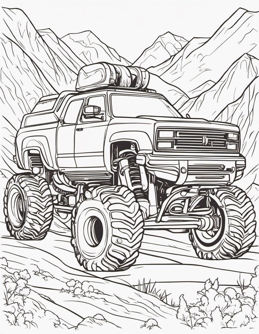 monster truck for children