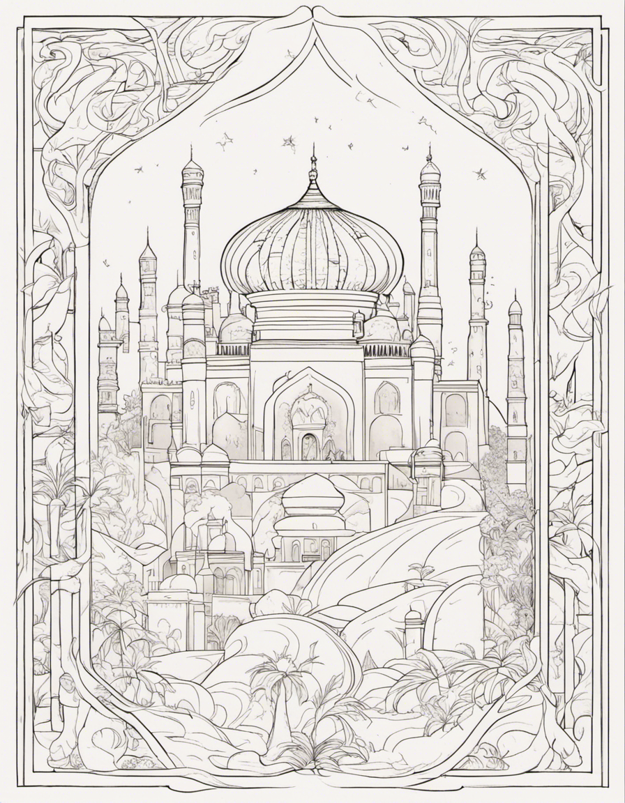 aladdin for adults coloring page