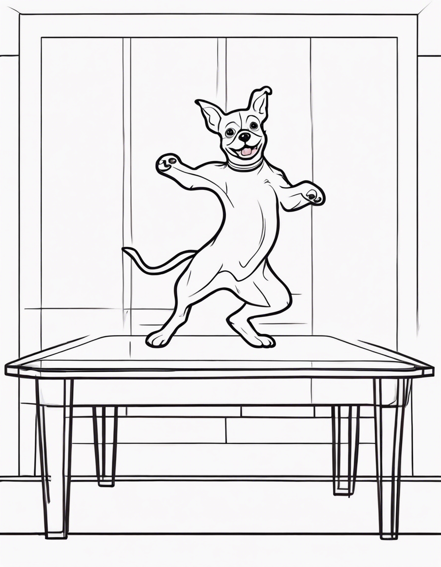 dancing coloring pages