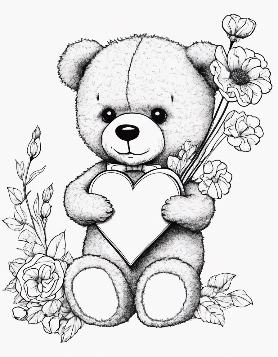 teddy bear coloring pages