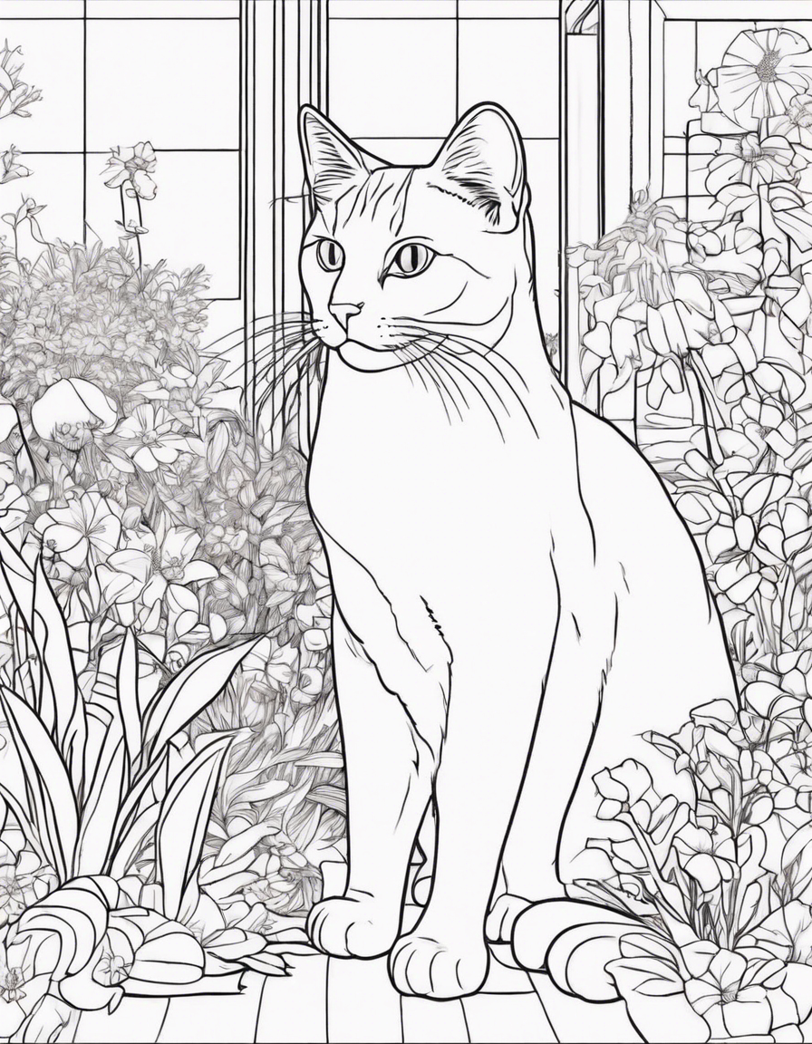 cat coloring pages