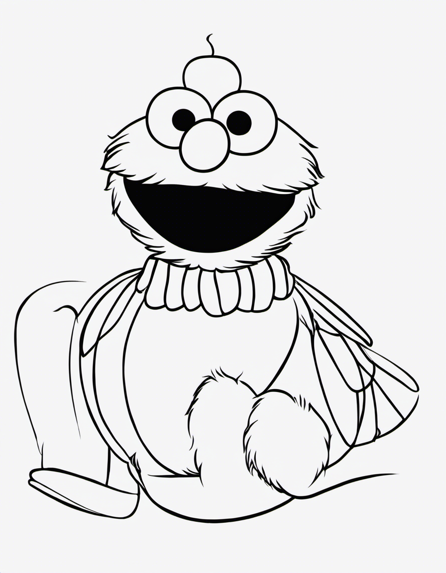 elmo coloring pages