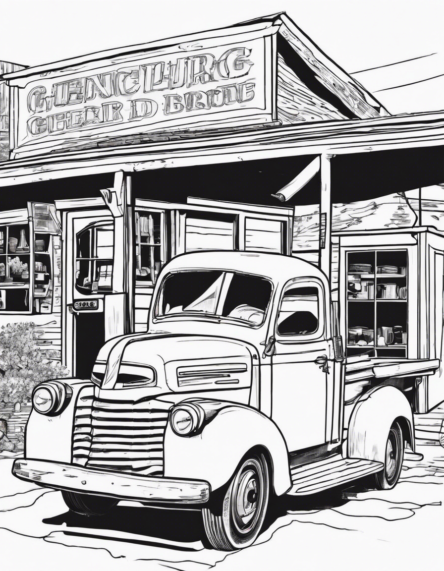 truck coloring pages