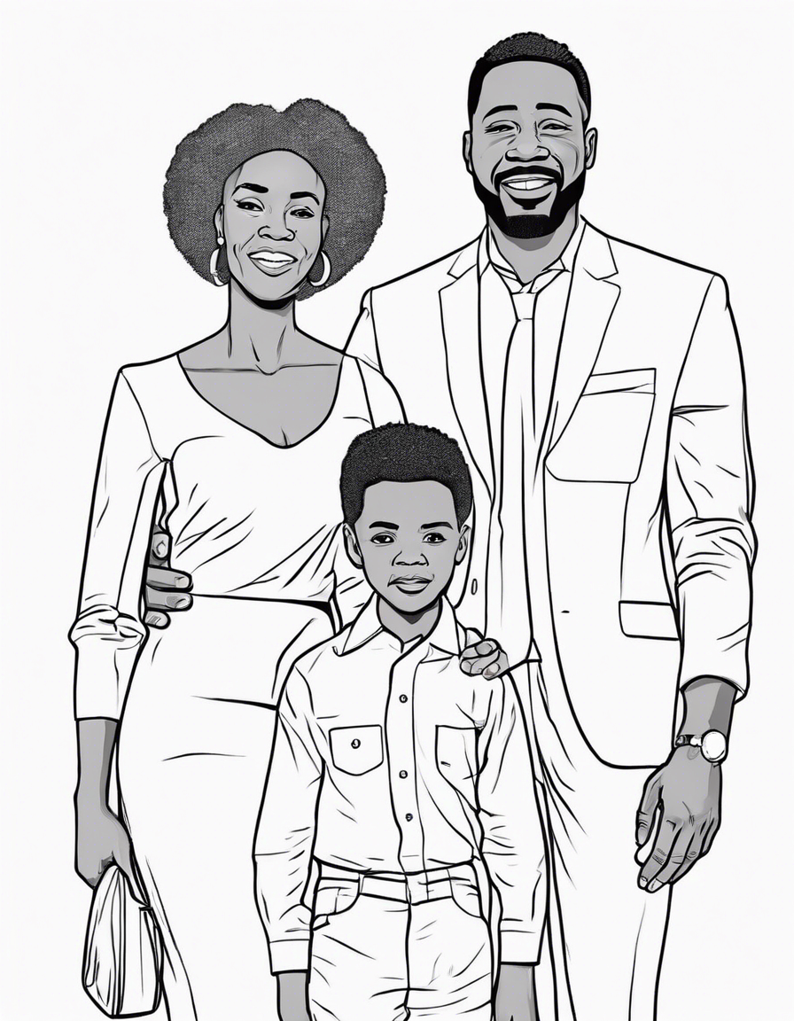 family coloring pages