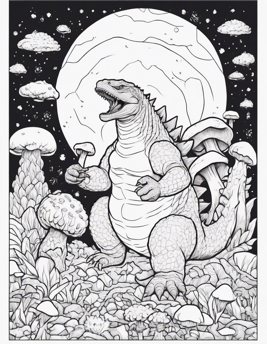 godzilla coloring pages