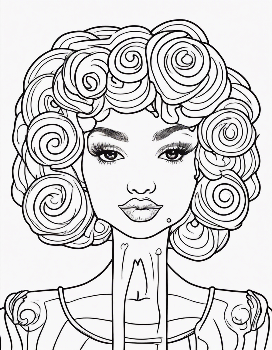 lollipop coloring pages