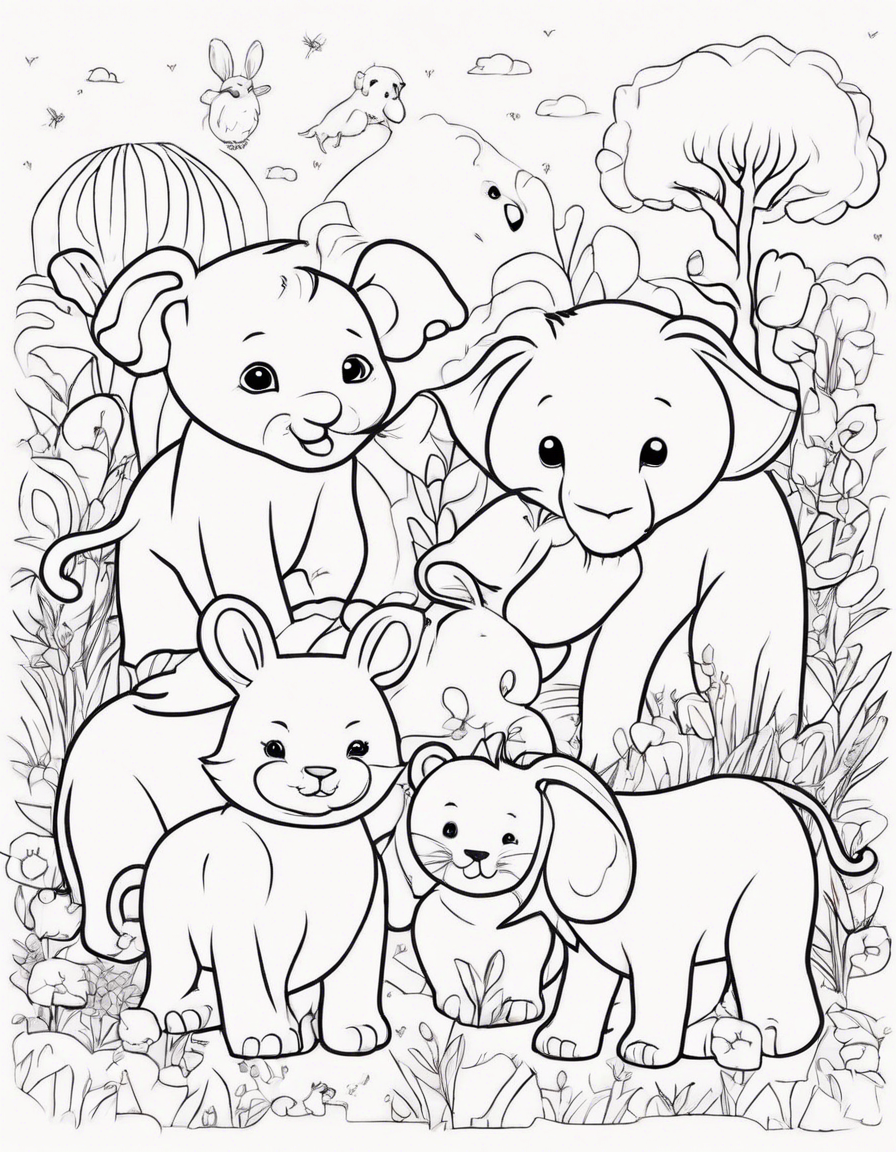 rabbit coloring pages