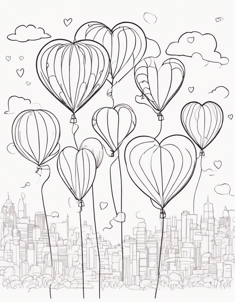 heart coloring pages