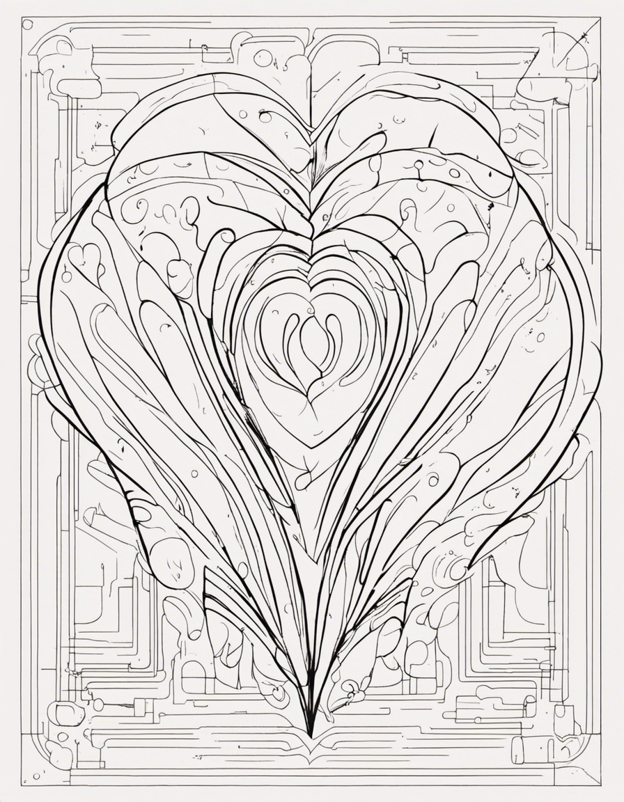 heart coloring pages