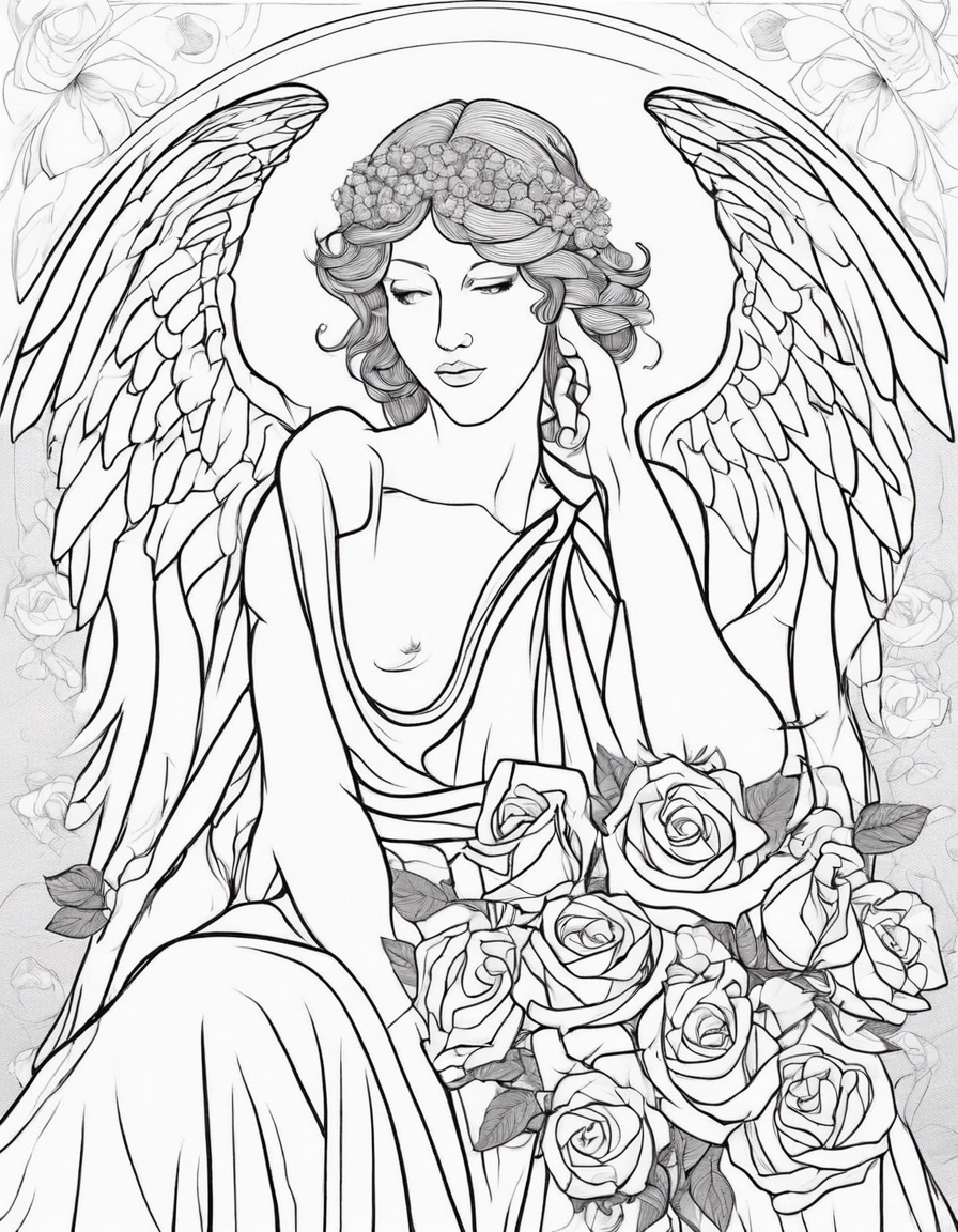angel coloring pages