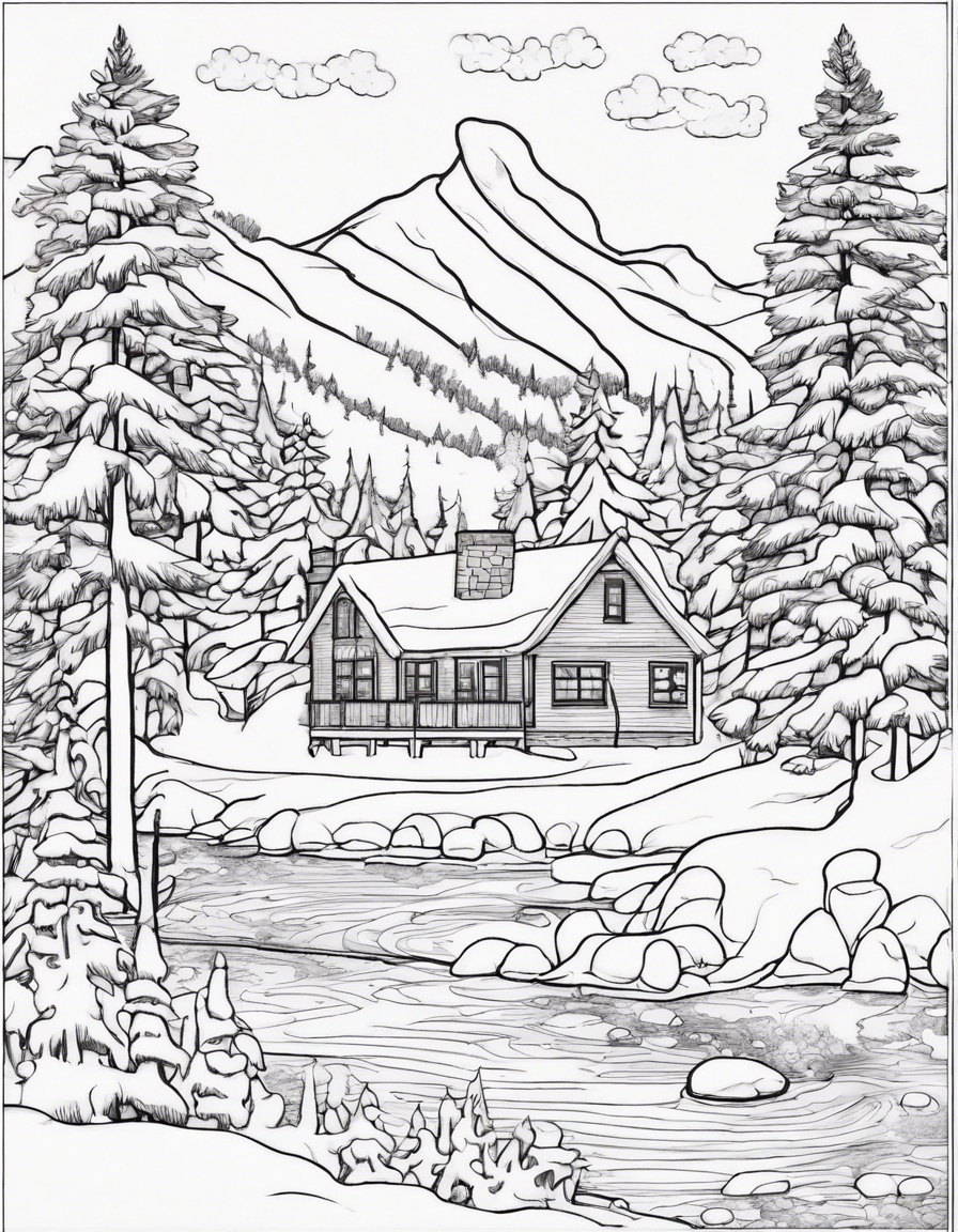 winter coloring pages