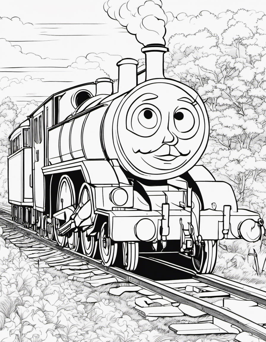 thomas and friends coloring pages