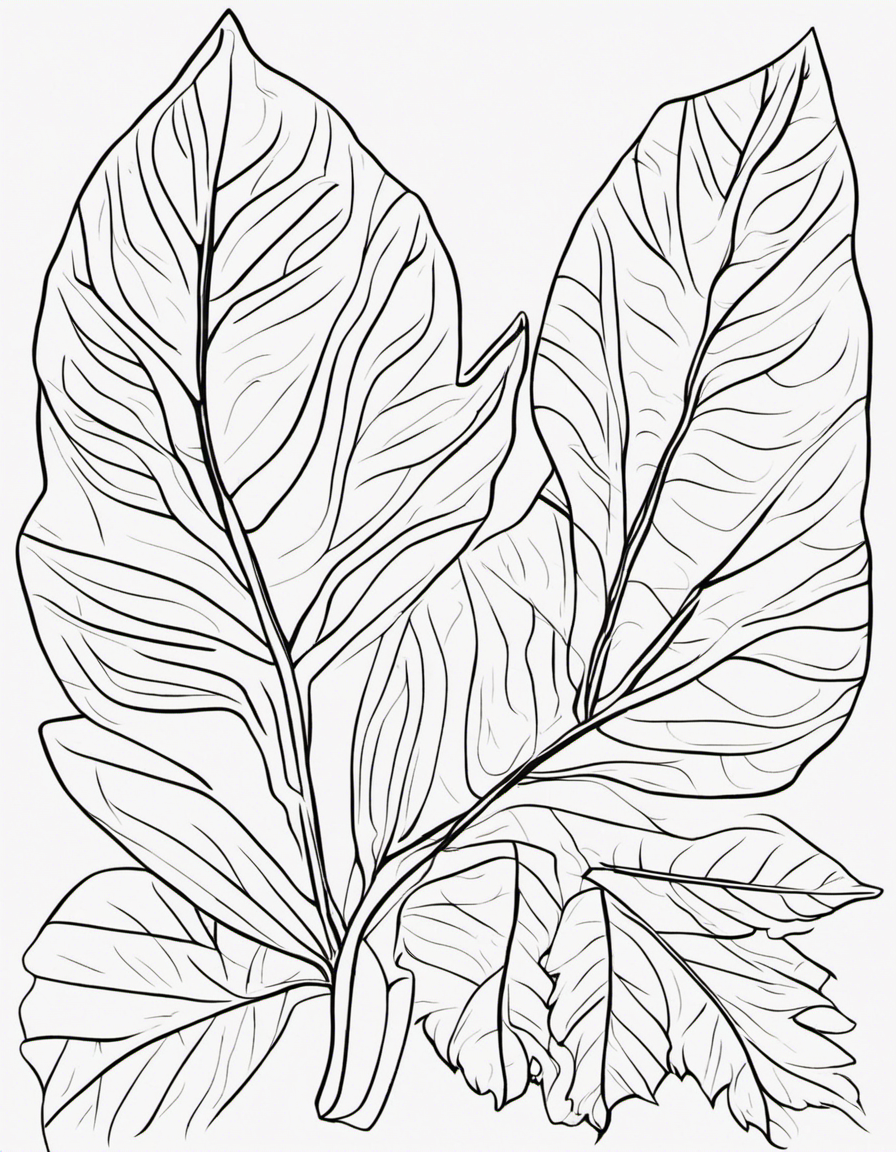 cartoon leaf