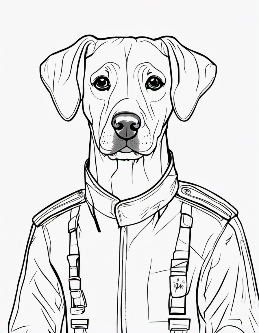 Puppy as race, car driver coloring page