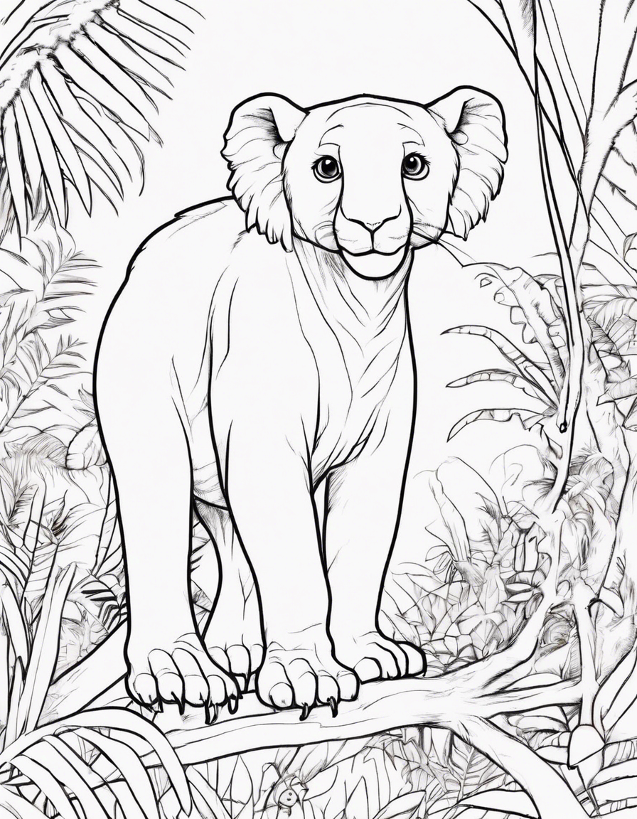 tree coloring pages