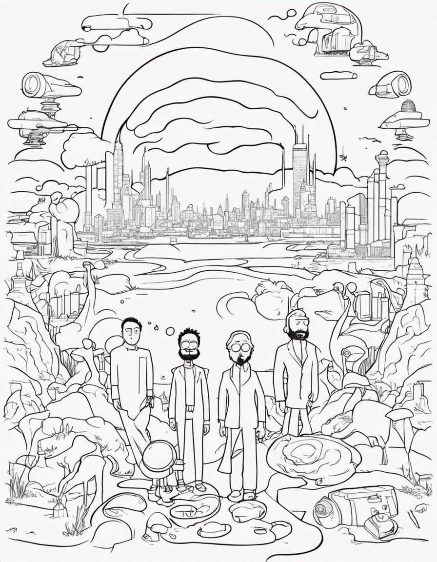 rick and morty coloring pages