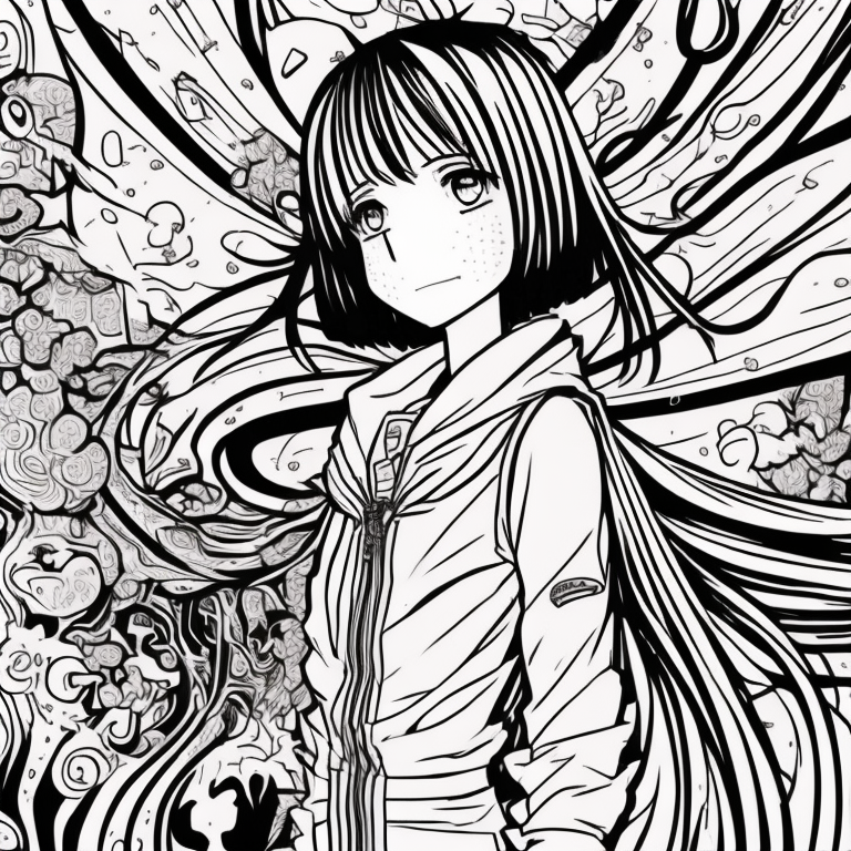 anime coloring pages