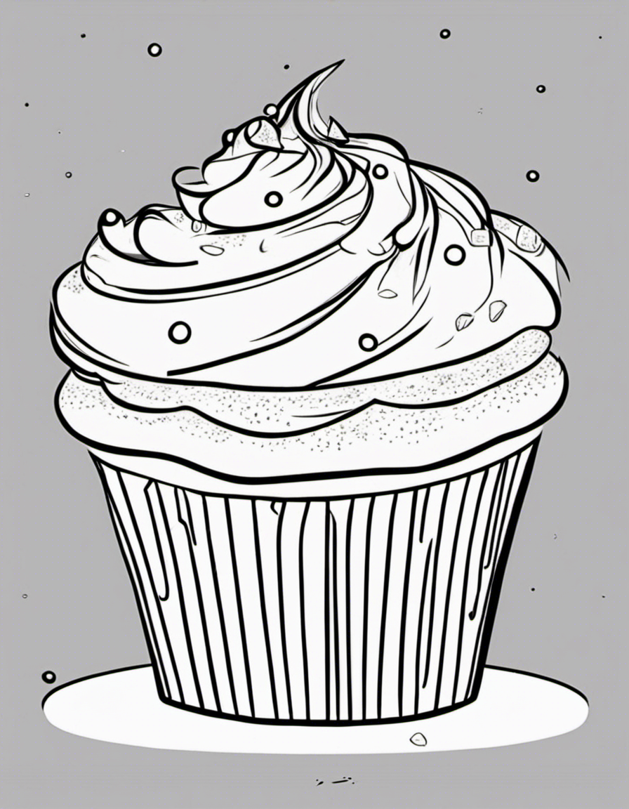 cartoon cupcake