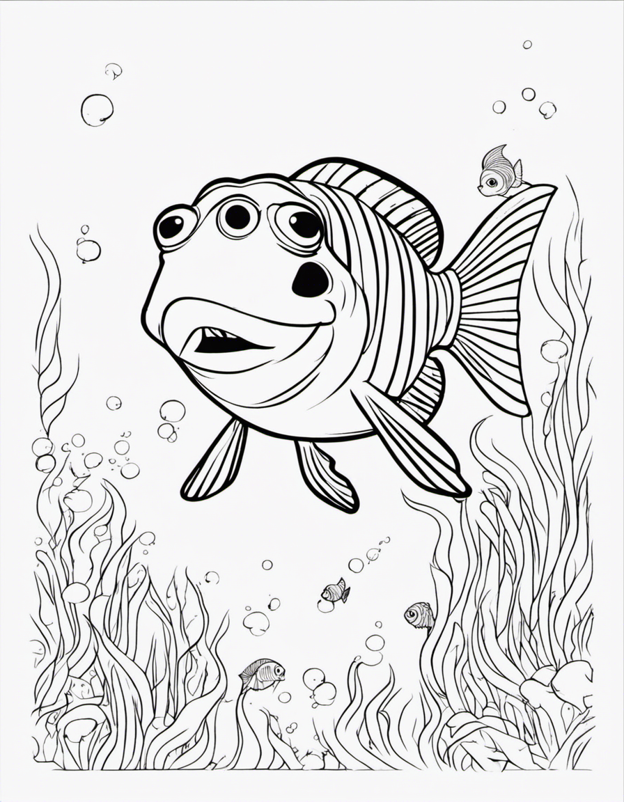 finding nemo coloring pages