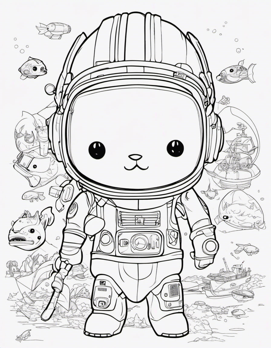 octonauts for adults coloring page