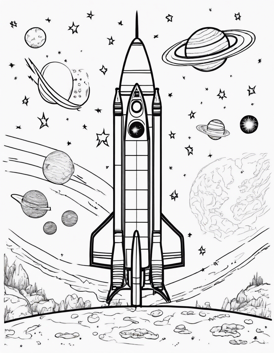 solar system coloring pages