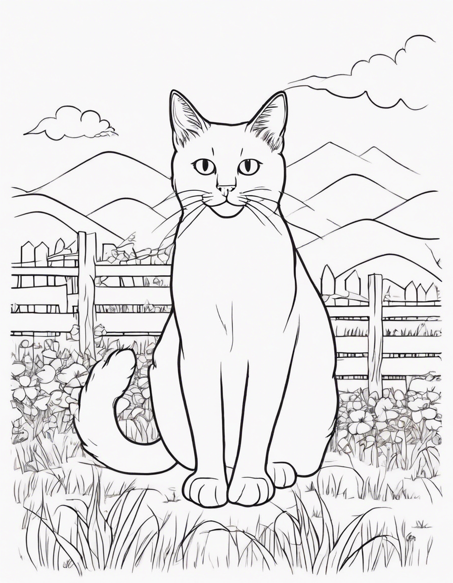 cat coloring pages