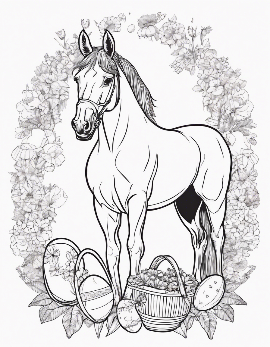 horse coloring pages