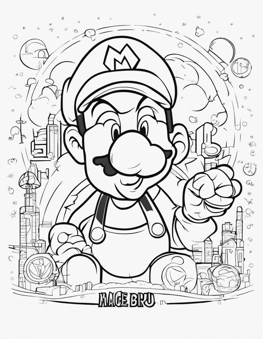 mario coloring pages