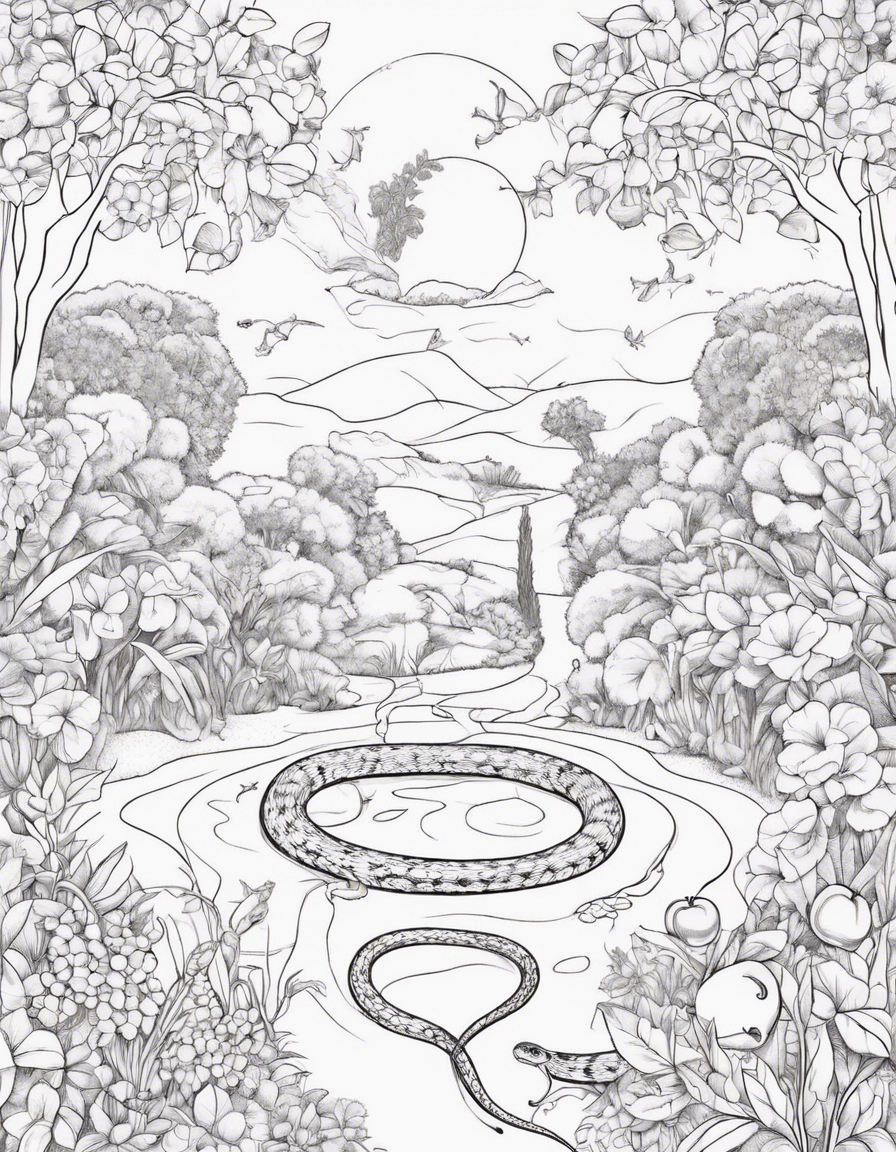 garden coloring pages