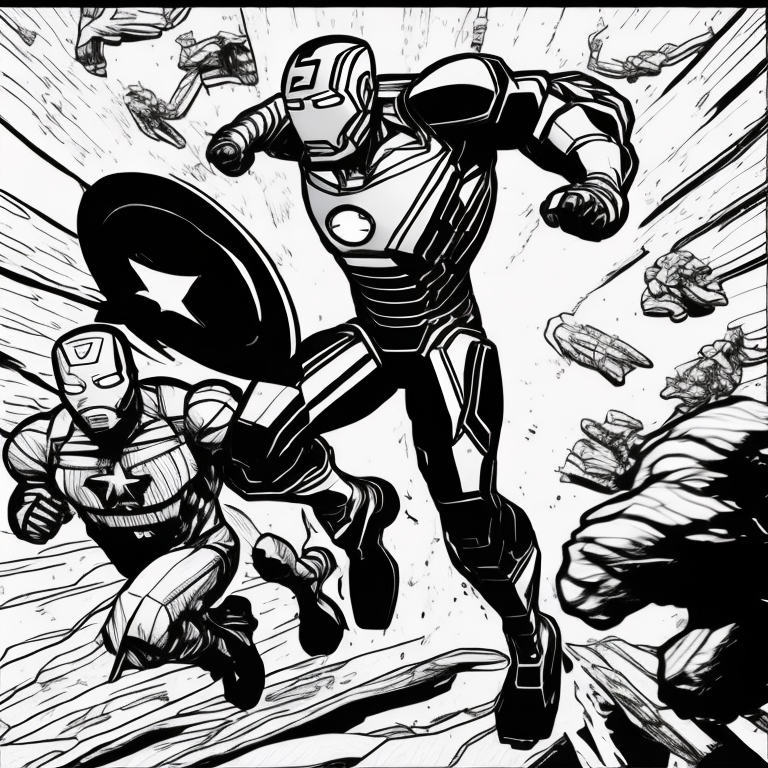 captain america coloring pages