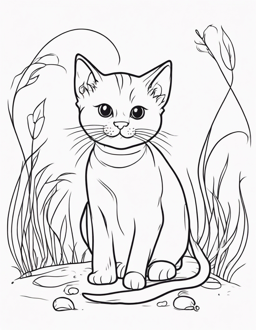 cat coloring pages