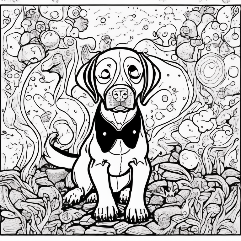 dog coloring pages