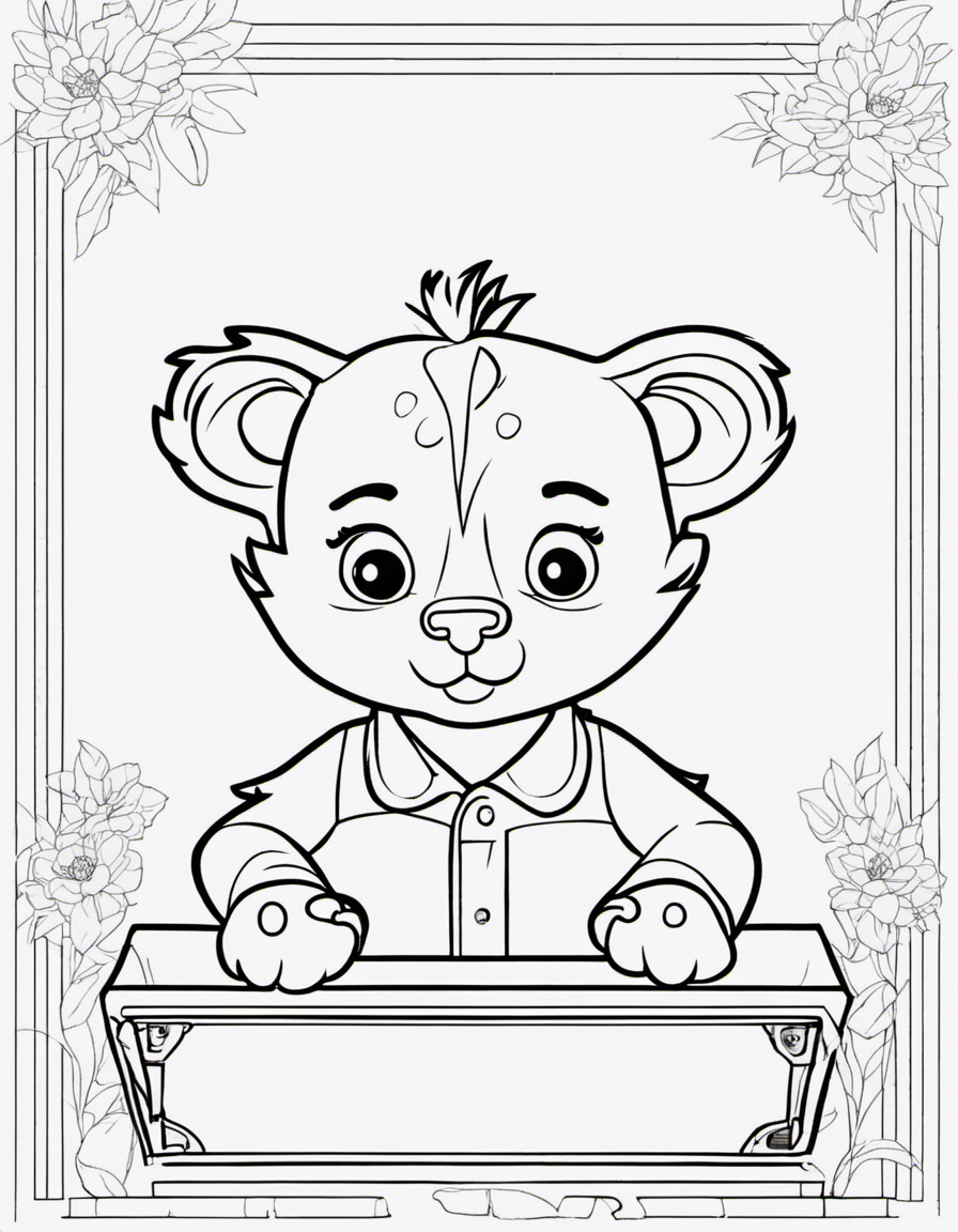 daniel tiger coloring pages