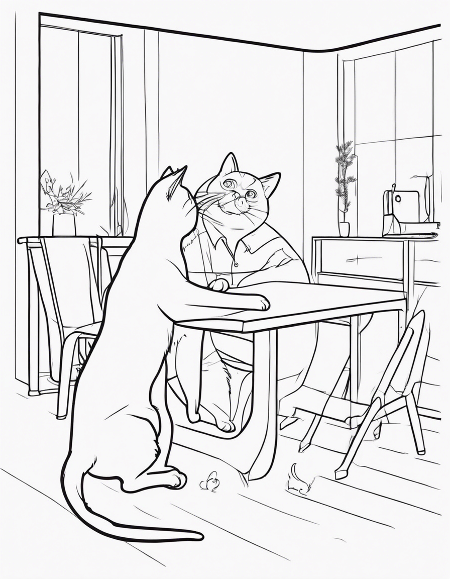 cat coloring pages